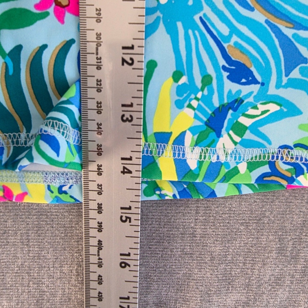 Lilly Pulitzer Luxletic‎ Aila Skort Womens XL Multi Via Parigi Tropical UPF 50+ - Picture 7 of 9
